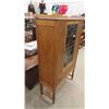 Image 2 : China Cabinet with Leaded/Stained Glass and Bottom Drawer 60'' x 35'' x 19''