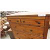 Image 4 : Modern 6 Drawer Dresser Pine or Pine Looking 49'' x 43'' x 20'' 