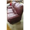 Image 3 : Leather / Leather Style 3 Piece Reclining Couch