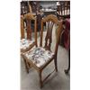 Image 5 : 5 Dining Room Chairs (1 Captain Chair)