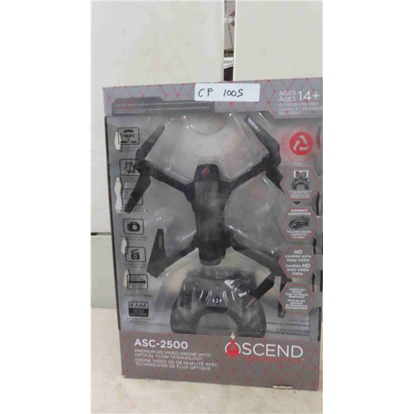 New Ascend ASC-2500 Premium HD Video Drone with Optical Flow Technology
