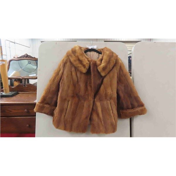 Ladies Short Fur Jacket