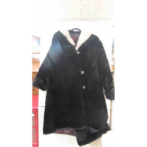 Ladies Long Winter Jacket (Fake Fur) Hippie Approved