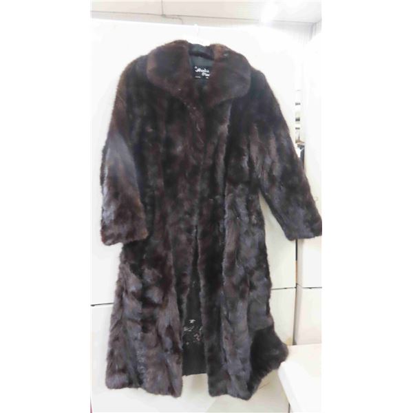 Ladies Long Fur Jacket