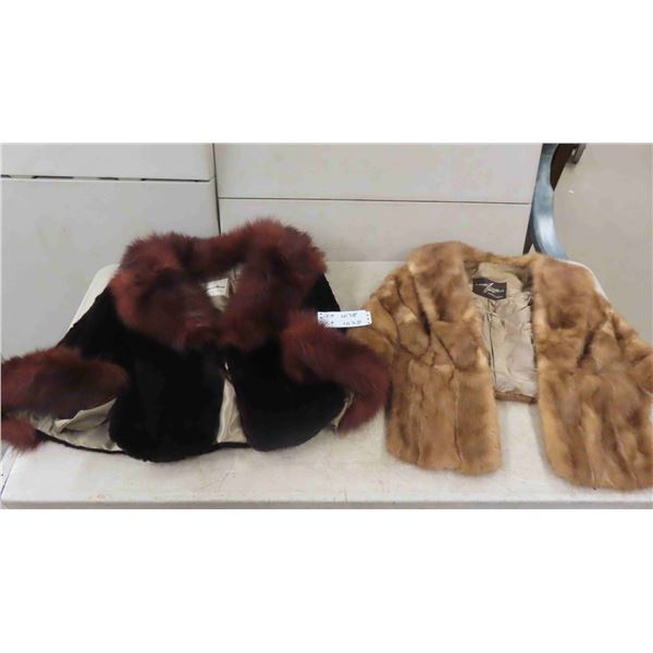 2 Short Fur / Fur Style Jackets