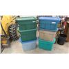 Image 1 : 6 Storage Tubs All with Lids