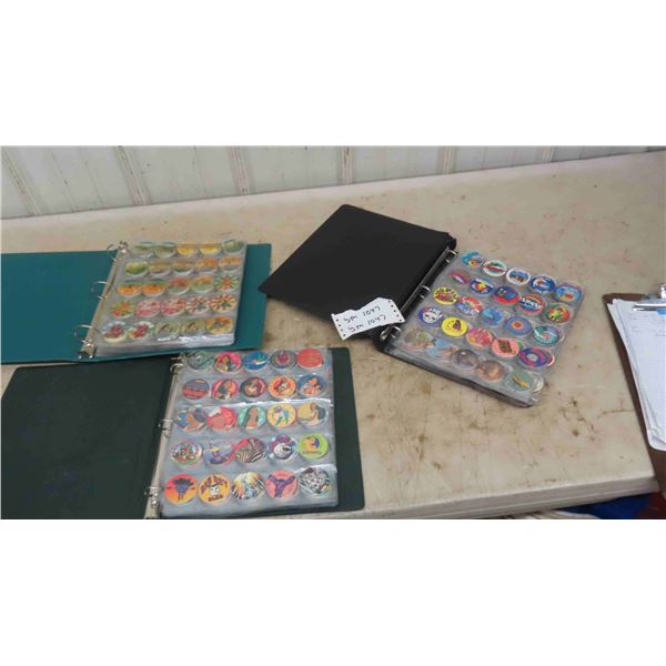 3 Binders Full of Pogs and Power Caps : Sports, Disney, Plus (Lots More Than Whats Pictured)