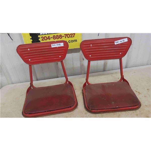 2 Vintage Folding Seats