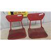 Image 1 : 2 Vintage Folding Seats