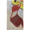 Image 3 : 2 Vintage Folding Seats