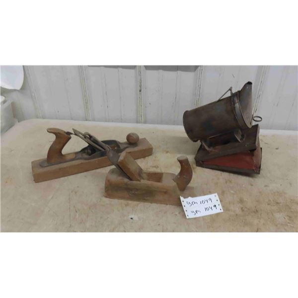 2 Wood Planers, Bee Smoker