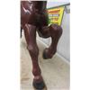 Image 4 : Vintage Metal Carousel Horse with Great Painting 28'' Tall x 36'' Long