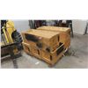 Image 1 : 5 Open Top Wood Crates 43'' x 16'' x 14 1/2'' -Good Condition