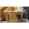 Image 4 : 5 Open Top Wood Crates 43'' x 16'' x 14 1/2'' -Good Condition