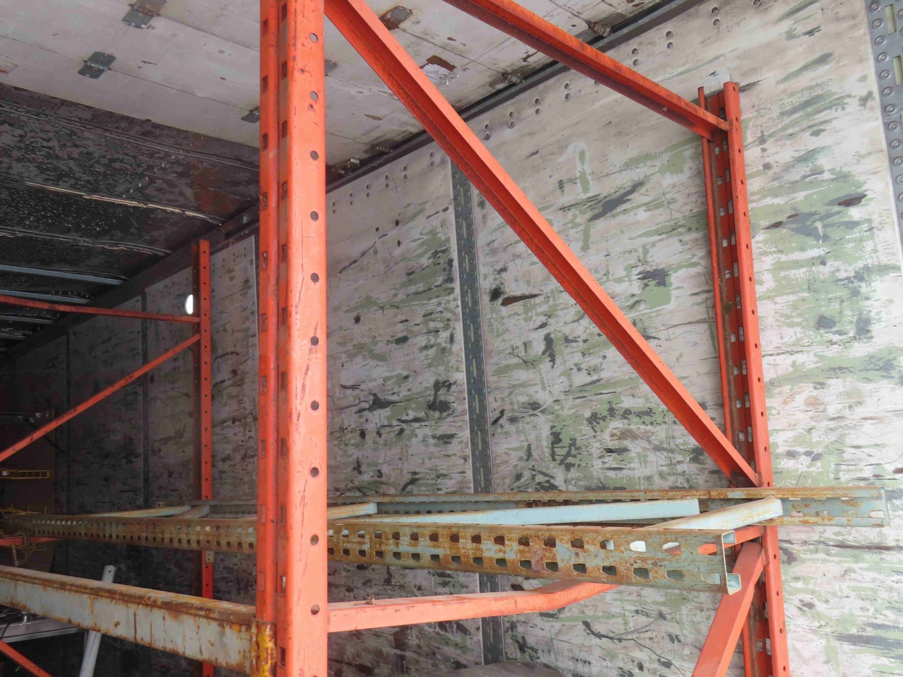 Pallet Side Rails Pallet Racking: 4 Uppers, 6 Side Rails 97''L x 97''H x 48''D