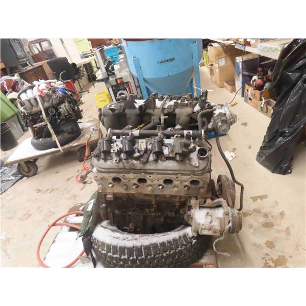 8 Cylinder Engine - Condition Unknown, Out of Storage Unit