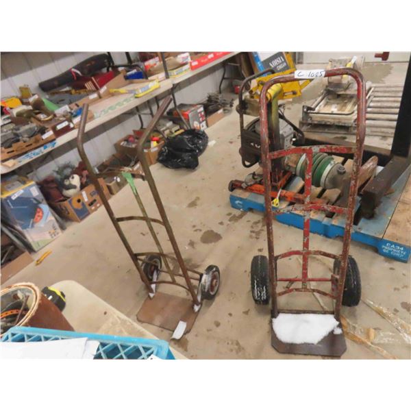 2 Wheel Dollys : 1 with Solid Tires, 1 with Air Filled Tires