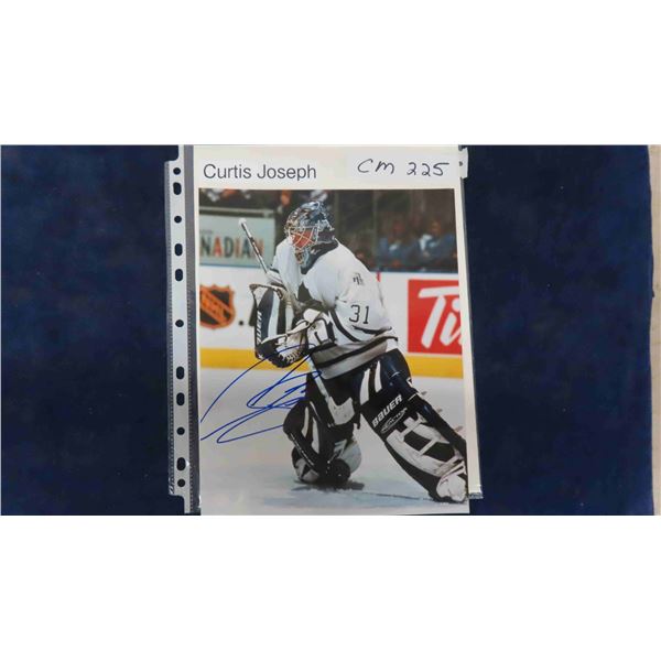 Autographed Curtis Joseph Toronto Maple Leafs 8" x 10"