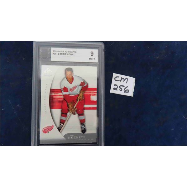 Graded Gordie Howe Detroit Red Wings Card 