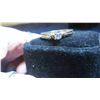 Image 2 : 10kt Gold with Diamond Sz 7 Ladies Ring Total Weight 2.9 grams