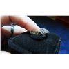 Image 2 : 10 kt White Gold with Diamonds Ladies Ring Sz 7 Total Weight 2.3 grams