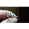 Image 7 : 10 kt White Gold with Diamonds Sz 4.5 Ladies Rings Total Weight 1.6 grams