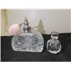 Image 2 : 4 Vintage Women's Perfume Boyles - 2 Crystal + 2 Lady Face