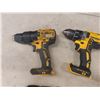 Image 2 : 5 DeWalt 20V Drill - No Batteries, No Charger - but tested + working