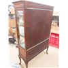 Image 6 : China Cabinet 2door 15" x 44" x 68" - Base is a little loose - Could Use Repair