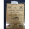 Image 1 : 1918 The Provincial Exhibition Regina Magazine Advertisement