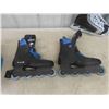 Image 2 : Skates for Summer + Winter ; CCM Roller Blades Sz 11 & KOHO Hockey Skates Sz 12