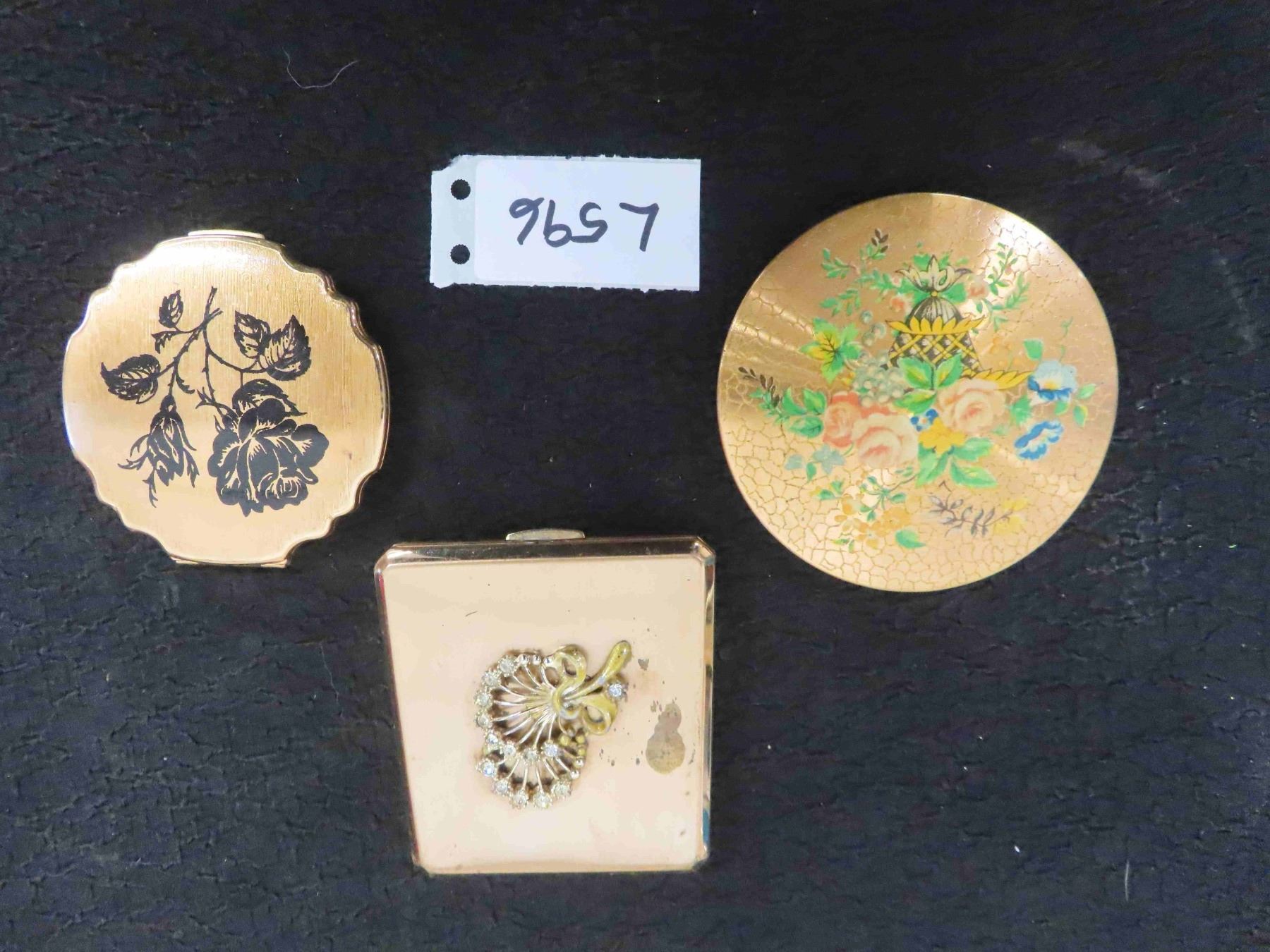 3 Vintage Ladies Compacts