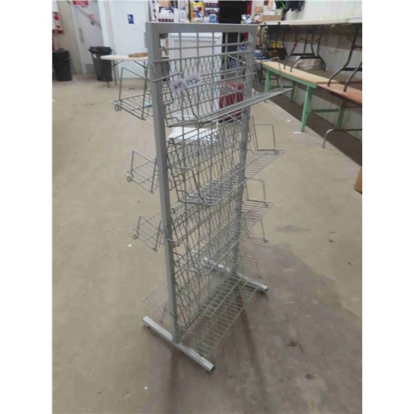 Metal Store Rack - 2 Sided 5 Tier 16