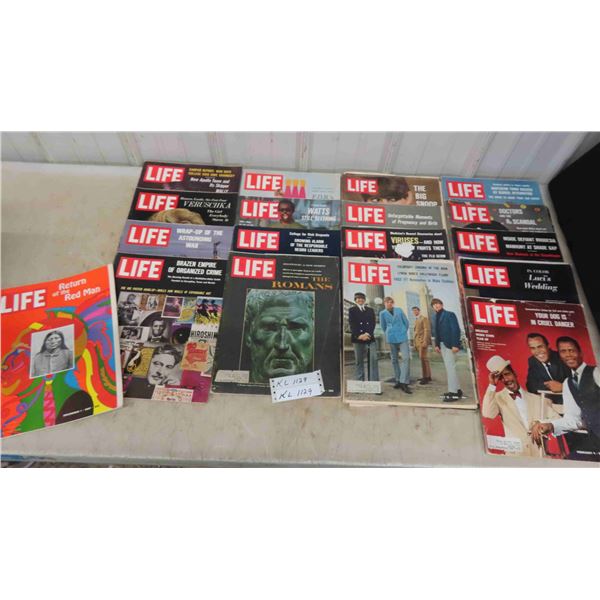 (13) Life Magazines - 1966, 5 Life Magazines - 1967