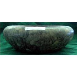 Peters And Reed Planter / Vase, Numbered 24, Black Abstract Design Over Ivory Background