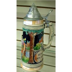 Original Thewalt German Stein, Pewter Lid
