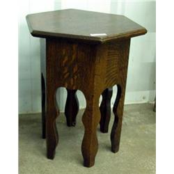 Arts And Crafts Quarter Sawn Oak Stool