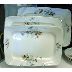 John Maddock And Son - 3 Trays, 16 1/4 Inches, 14 1/4 Inches And 13 1/4 Inches