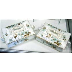 John Maddock And Son - 2 9 1/4 Inch Covered Rectangular Casseroles