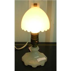 White Glass Deco Lamp