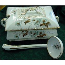 John Maddock And Son - 10 1/2 Inch Covered Casserole With Ladle