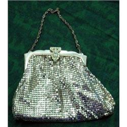 Whiting And Davis Silver Mesh Handbag #2856