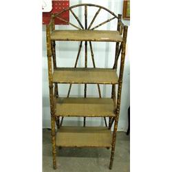 Vintage Bamboo Bookshelf