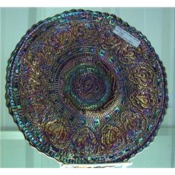 Fenton Persian Medallion Plate, 9 1/4 Inches, Amethyst