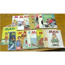 Lot Of 16 Mad Magazines From The Mid '60's