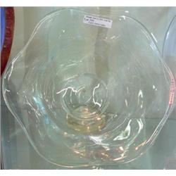 Orrefors Crystal Bowl, 10 Inches, Marked