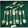 Image 1 : 9 Asstd Sterling Spoons