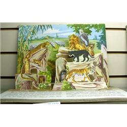 Vintage Zoo Popup Book, French Language By Jo Zagula