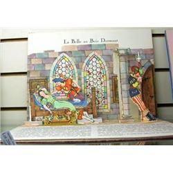 Vintage Fairy Tales Popup Book, French Language, By Jo Zagula