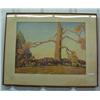 Image 1 : Original Framed Maynard Dixon Print Of Cattle Drive, 1933